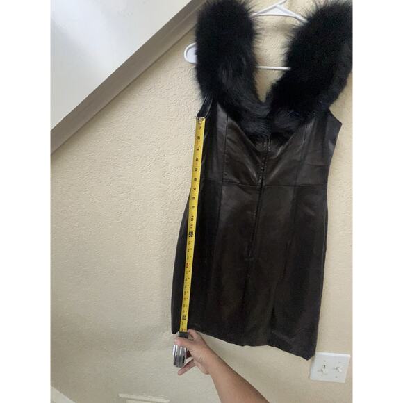 Michael Hoban For North Beach Leather Dress Size 10 - Picture 16 of 16